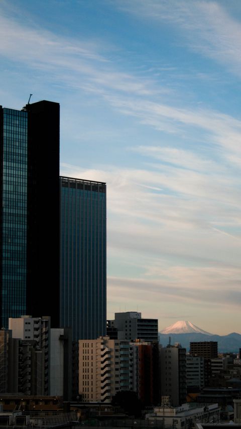 Download wallpaper 2160x3840 buildings, skyscrapers, city, view, tokyo samsung galaxy s4, s5, note, sony xperia z, z1, z2, z3, htc one, lenovo vibe hd background