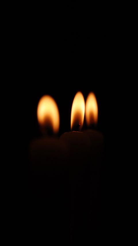 Download wallpaper 2160x3840 candles, flame, darkness, wick samsung galaxy s4, s5, note, sony xperia z, z1, z2, z3, htc one, lenovo vibe hd background