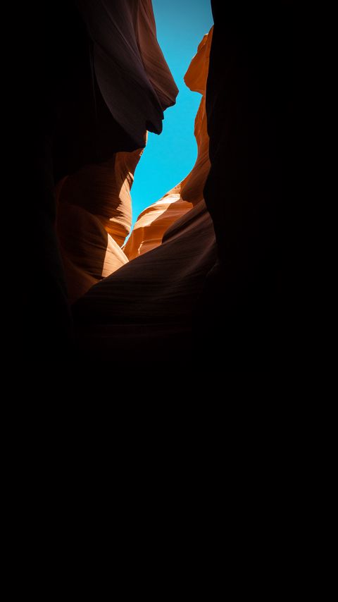 Download wallpaper 2160x3840 canyon, light, relief, darkness samsung galaxy s4, s5, note, sony xperia z, z1, z2, z3, htc one, lenovo vibe hd background