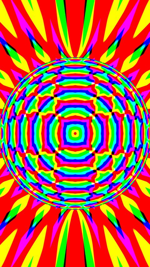 Download wallpaper 2160x3840 circles, shapes, rays, abstraction, bright samsung galaxy s4, s5, note, sony xperia z, z1, z2, z3, htc one, lenovo vibe hd background