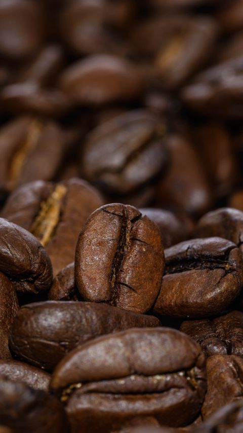 Download wallpaper 2160x3840 coffee, beans, food, brown samsung galaxy s4, s5, note, sony xperia z, z1, z2, z3, htc one, lenovo vibe hd background