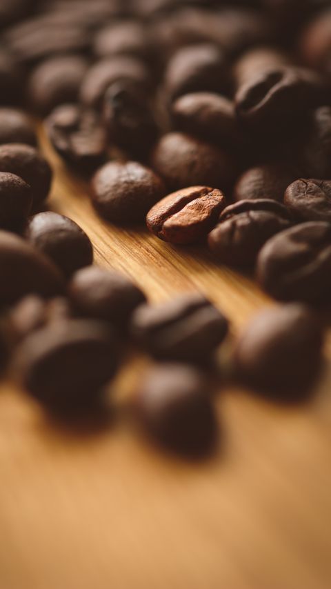 Download wallpaper 2160x3840 coffee, beans, macro, blur samsung galaxy s4, s5, note, sony xperia z, z1, z2, z3, htc one, lenovo vibe hd background