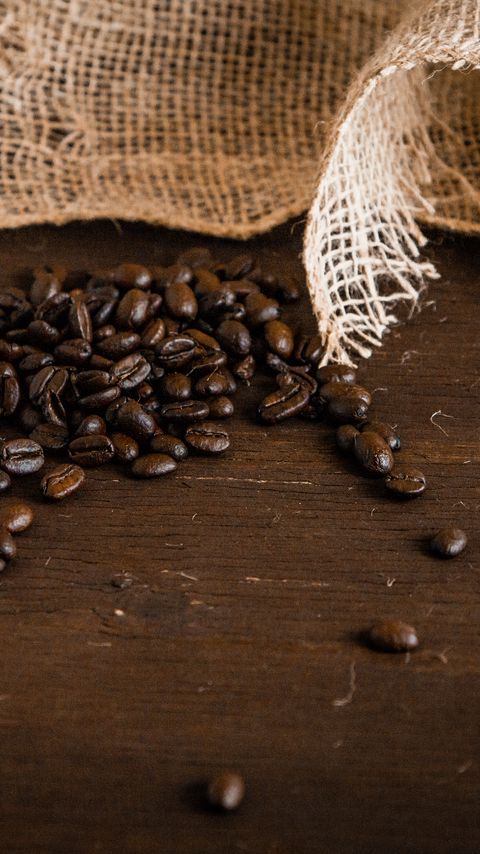 Download wallpaper 2160x3840 coffee, beans, surface, brown samsung galaxy s4, s5, note, sony xperia z, z1, z2, z3, htc one, lenovo vibe hd background