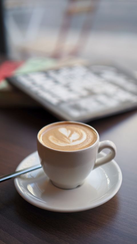 Download wallpaper 2160x3840 coffee, cappuccino, cup, drink, food, white samsung galaxy s4, s5, note, sony xperia z, z1, z2, z3, htc one, lenovo vibe hd background
