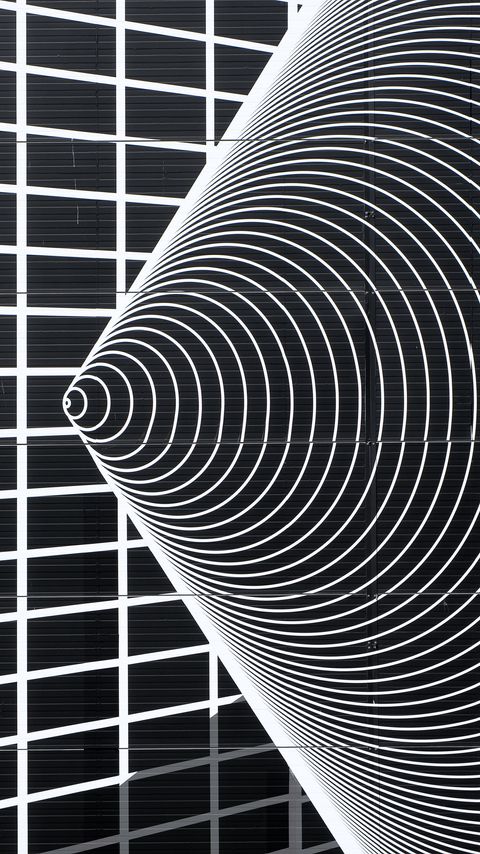 Download wallpaper 2160x3840 cone, lines, volume, abstraction samsung galaxy s4, s5, note, sony xperia z, z1, z2, z3, htc one, lenovo vibe hd background