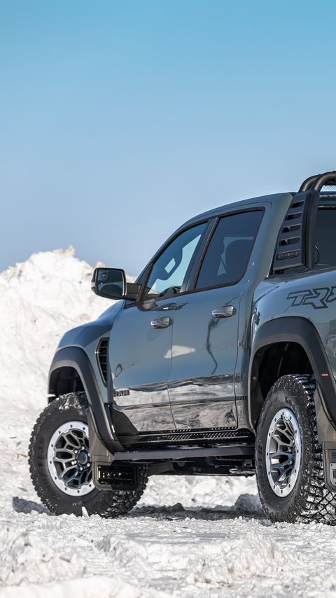 Download wallpaper 2160x3840 dodge ram, dodge, car, black, suv samsung galaxy s4, s5, note, sony xperia z, z1, z2, z3, htc one, lenovo vibe hd background