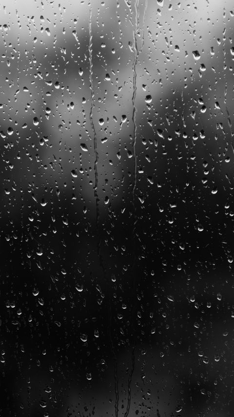 Download wallpaper 2160x3840 drops, rain, glass, water, dark, black and white samsung galaxy s4, s5, note, sony xperia z, z1, z2, z3, htc one, lenovo vibe hd background