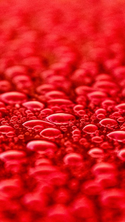 Download wallpaper 2160x3840 drops, surface, water, macro, red samsung galaxy s4, s5, note, sony xperia z, z1, z2, z3, htc one, lenovo vibe hd background