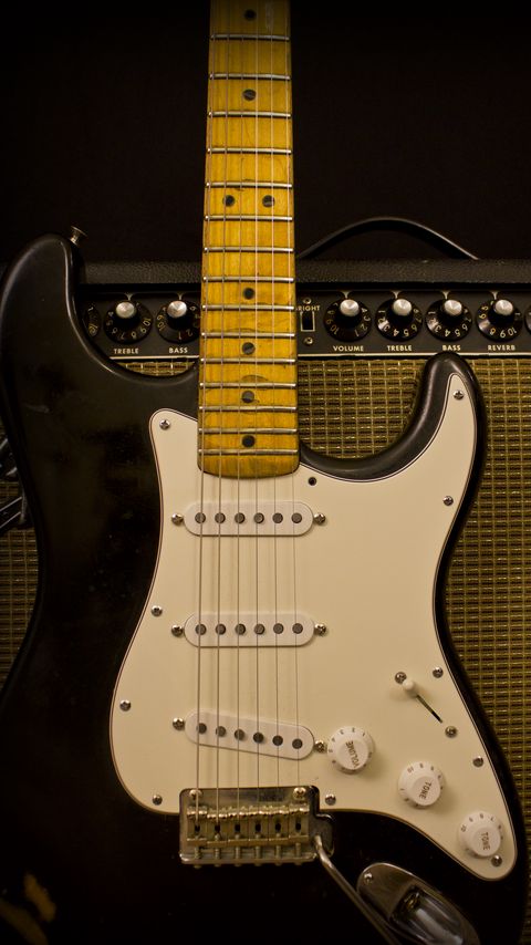 Download wallpaper 2160x3840 electric guitar, guitar, amplifier, music, rock samsung galaxy s4, s5, note, sony xperia z, z1, z2, z3, htc one, lenovo vibe hd background