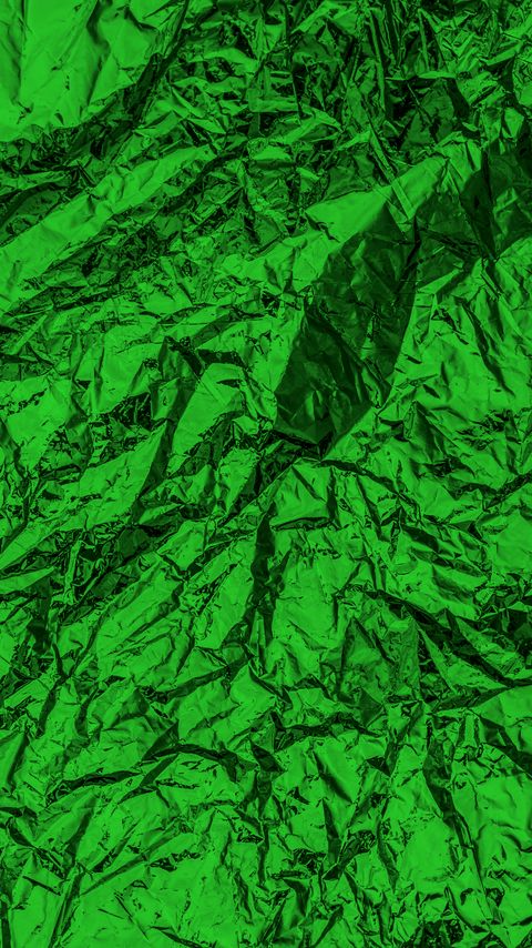 Download wallpaper 2160x3840 folds, metallic, texture, green samsung galaxy s4, s5, note, sony xperia z, z1, z2, z3, htc one, lenovo vibe hd background