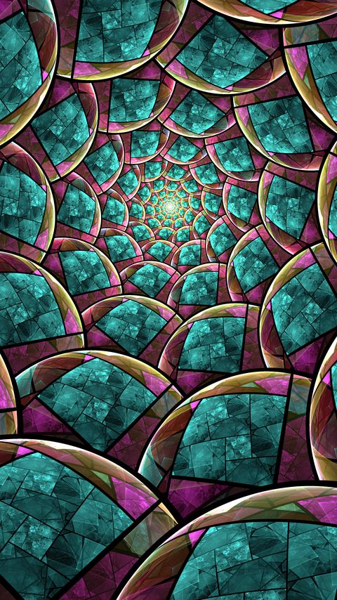 Download wallpaper 2160x3840 fractal, funnel, spiral, abstraction samsung galaxy s4, s5, note, sony xperia z, z1, z2, z3, htc one, lenovo vibe hd background