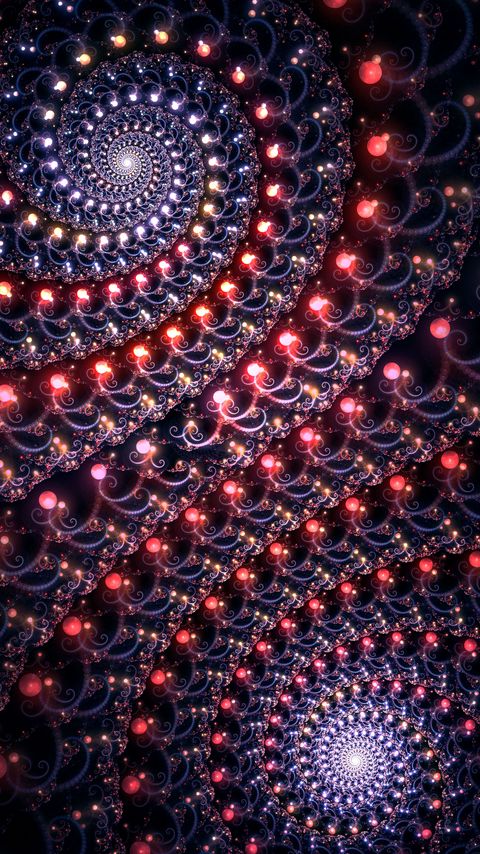 Download wallpaper 2160x3840 fractal, spiral, glow, abstraction samsung galaxy s4, s5, note, sony xperia z, z1, z2, z3, htc one, lenovo vibe hd background