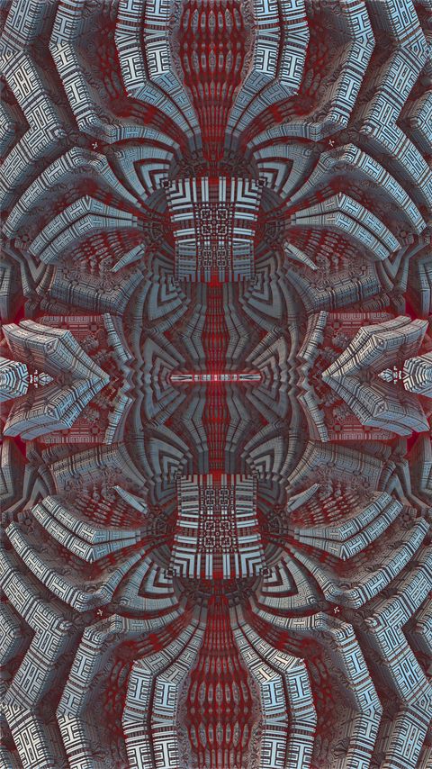 Download wallpaper 2160x3840 fractal, stripes, squares, abstraction hd background