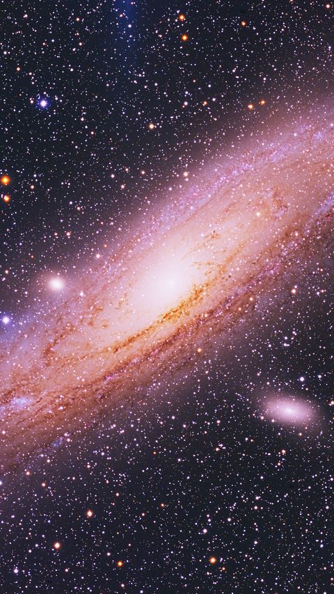 Download wallpaper 2160x3840 galaxy, stars, andromeda, space samsung galaxy s4, s5, note, sony xperia z, z1, z2, z3, htc one, lenovo vibe hd background