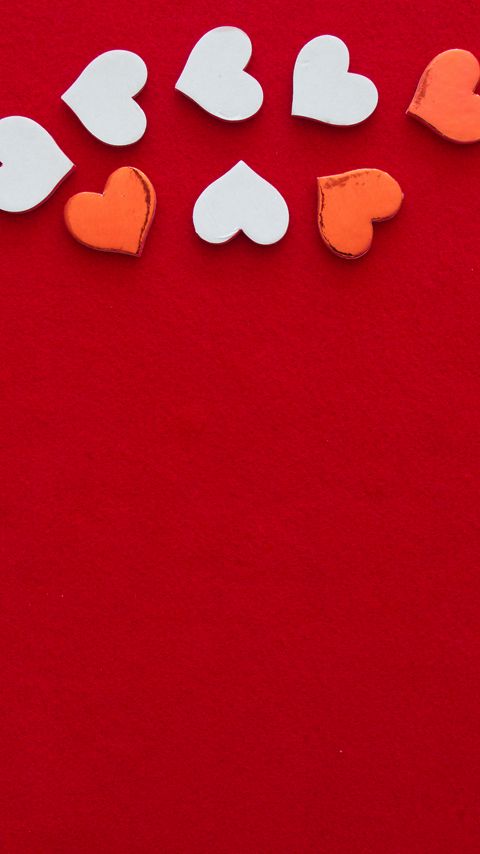 Download wallpaper 2160x3840 hearts, love, background, white, red samsung galaxy s4, s5, note, sony xperia z, z1, z2, z3, htc one, lenovo vibe hd background