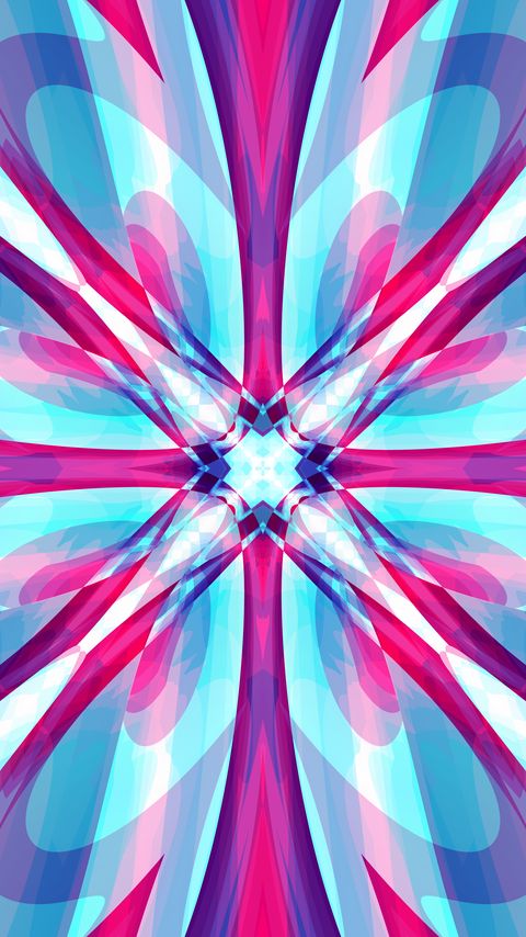 Download wallpaper 2160x3840 kaleidoscope, pattern, rays, shapes, abstraction samsung galaxy s4, s5, note, sony xperia z, z1, z2, z3, htc one, lenovo vibe hd background