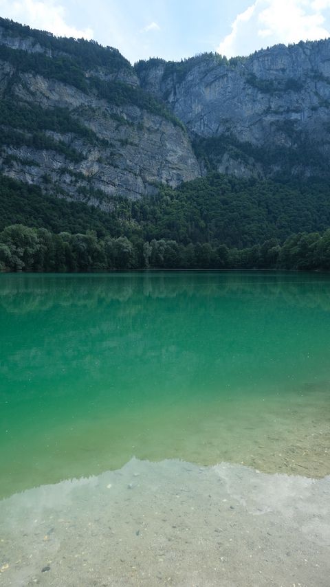 Download wallpaper 2160x3840 lake, reflection, trees, rocks samsung galaxy s4, s5, note, sony xperia z, z1, z2, z3, htc one, lenovo vibe hd background