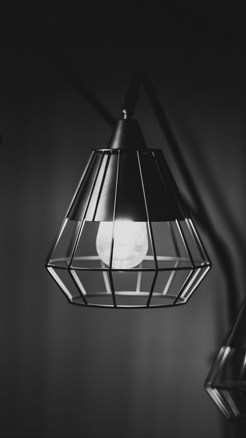 Download wallpaper 2160x3840 light bulbs, lamps, black and white samsung galaxy s4, s5, note, sony xperia z, z1, z2, z3, htc one, lenovo vibe hd background