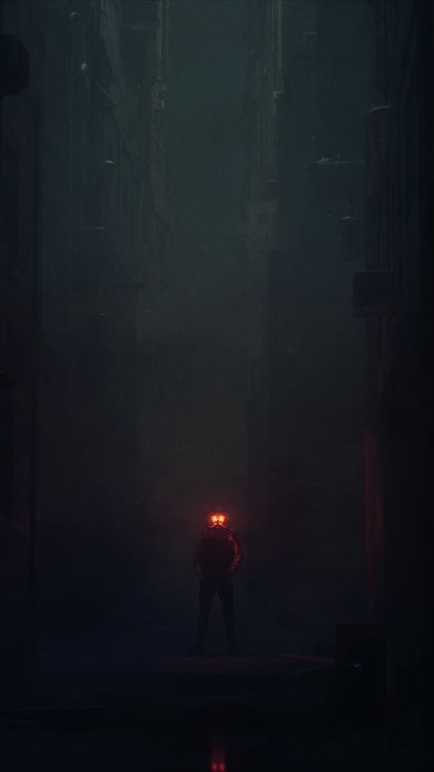 Download wallpaper 2160x3840 man, silhouette, gas mask, darkness, art samsung galaxy s4, s5, note, sony xperia z, z1, z2, z3, htc one, lenovo vibe hd background