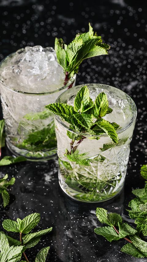 Download wallpaper 2160x3840 mint, drink, glass, water, ice samsung galaxy s4, s5, note, sony xperia z, z1, z2, z3, htc one, lenovo vibe hd background