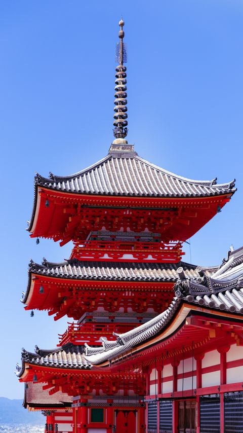 Download wallpaper 2160x3840 pagoda, building, red samsung galaxy s4, s5, note, sony xperia z, z1, z2, z3, htc one, lenovo vibe hd background
