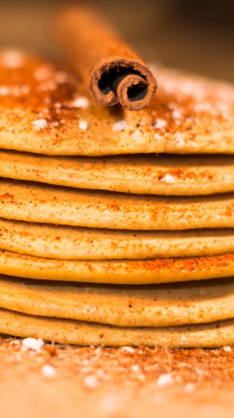 Download wallpaper 2160x3840 pancakes, cinnamon, food samsung galaxy s4, s5, note, sony xperia z, z1, z2, z3, htc one, lenovo vibe hd background