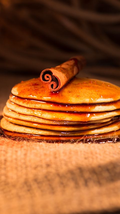 Download wallpaper 2160x3840 pancakes, syrup, cinnamon, food samsung galaxy s4, s5, note, sony xperia z, z1, z2, z3, htc one, lenovo vibe hd background