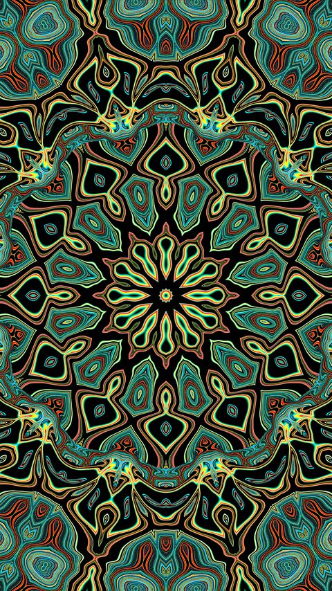 Download wallpaper 2160x3840 pattern, fractal, lines, shapes, abstraction samsung galaxy s4, s5, note, sony xperia z, z1, z2, z3, htc one, lenovo vibe hd background