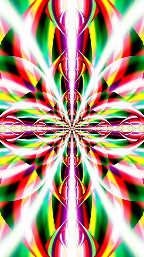 Download wallpaper 2160x3840 pattern, fractal, rays, glow, abstraction, bright samsung galaxy s4, s5, note, sony xperia z, z1, z2, z3, htc one, lenovo vibe hd background