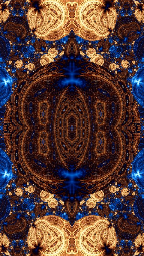 Download wallpaper 2160x3840 pattern, glow, lines, shapes, abstraction samsung galaxy s4, s5, note, sony xperia z, z1, z2, z3, htc one, lenovo vibe hd background