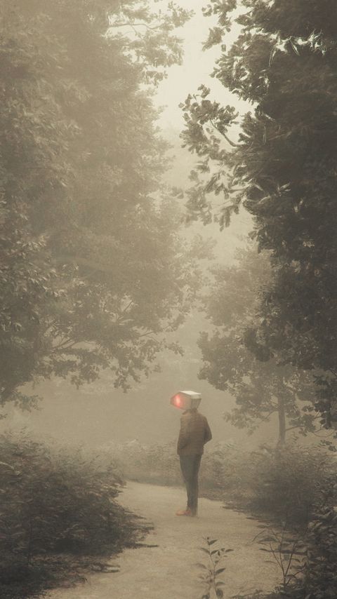 Download wallpaper 2160x3840 people, glow, fog, fantasy, art samsung galaxy s4, s5, note, sony xperia z, z1, z2, z3, htc one, lenovo vibe hd background