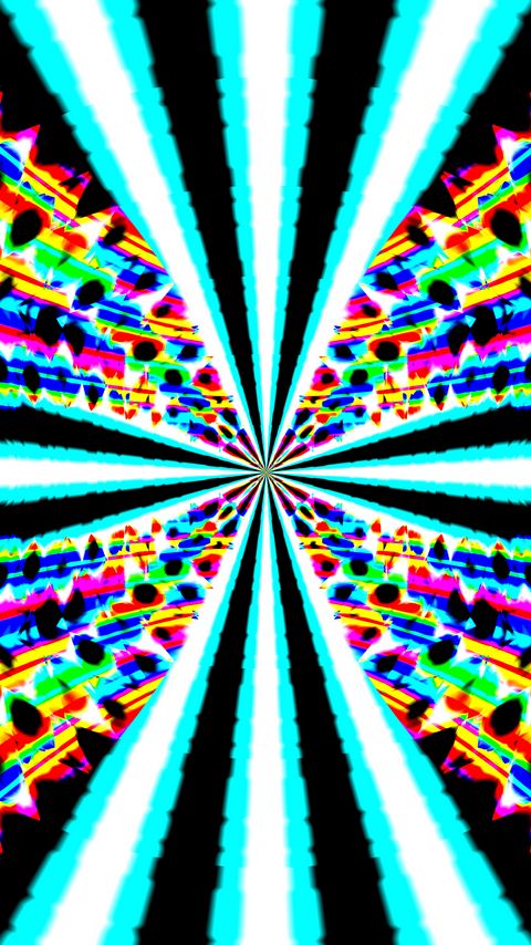 Download wallpaper 2160x3840 rays, fractal, kaleidoscope, abstraction, bright samsung galaxy s4, s5, note, sony xperia z, z1, z2, z3, htc one, lenovo vibe hd background