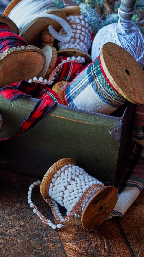 Download wallpaper 2160x3840 ribbons, spools, needlework, decor, box, aesthetics samsung galaxy s4, s5, note, sony xperia z, z1, z2, z3, htc one, lenovo vibe hd background