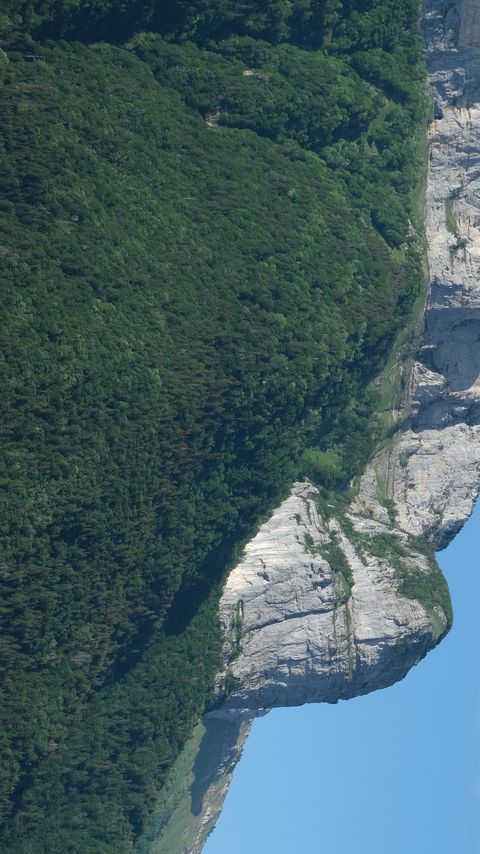 Download wallpaper 2160x3840 rocks, mountains, slope, trees samsung galaxy s4, s5, note, sony xperia z, z1, z2, z3, htc one, lenovo vibe hd background