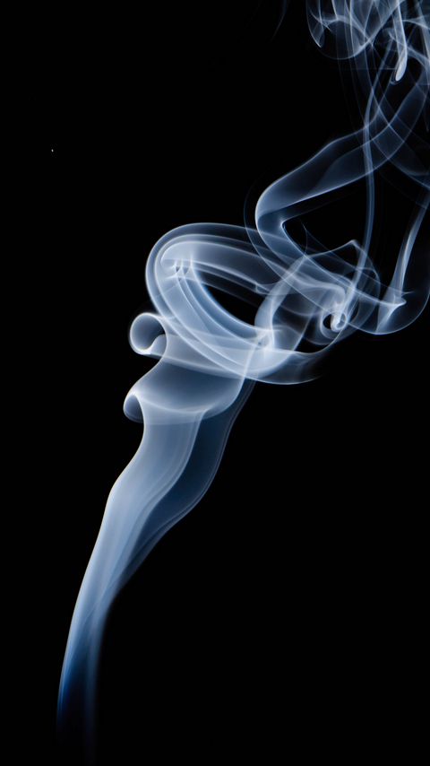 Download wallpaper 2160x3840 smoke, waves, transparent, abstraction, darkness samsung galaxy s4, s5, note, sony xperia z, z1, z2, z3, htc one, lenovo vibe hd background