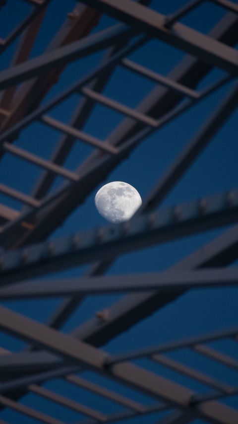 Download wallpaper 2160x3840 stairs, moon, night samsung galaxy s4, s5, note, sony xperia z, z1, z2, z3, htc one, lenovo vibe hd background
