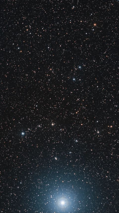 Download wallpaper 2160x3840 starry sky, glow, space samsung galaxy s4, s5, note, sony xperia z, z1, z2, z3, htc one, lenovo vibe hd background