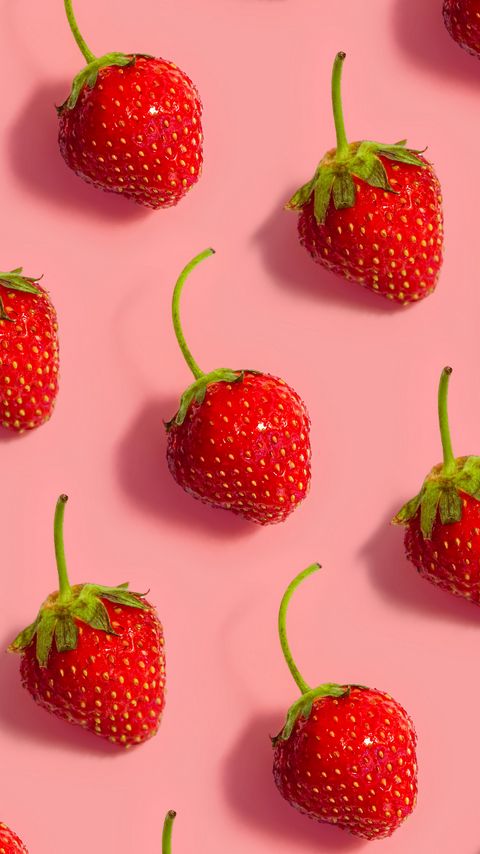 Download wallpaper 2160x3840 strawberry, berry, pattern, texture samsung galaxy s4, s5, note, sony xperia z, z1, z2, z3, htc one, lenovo vibe hd background