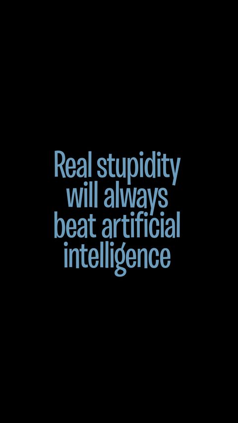 Download wallpaper 2160x3840 stupidity, intelligence, phrase, inscription, words samsung galaxy s4, s5, note, sony xperia z, z1, z2, z3, htc one, lenovo vibe hd background