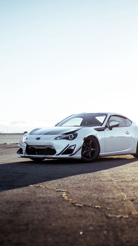 Download wallpaper 2160x3840 toyota gt86, toyota, car, white samsung galaxy s4, s5, note, sony xperia z, z1, z2, z3, htc one, lenovo vibe hd background