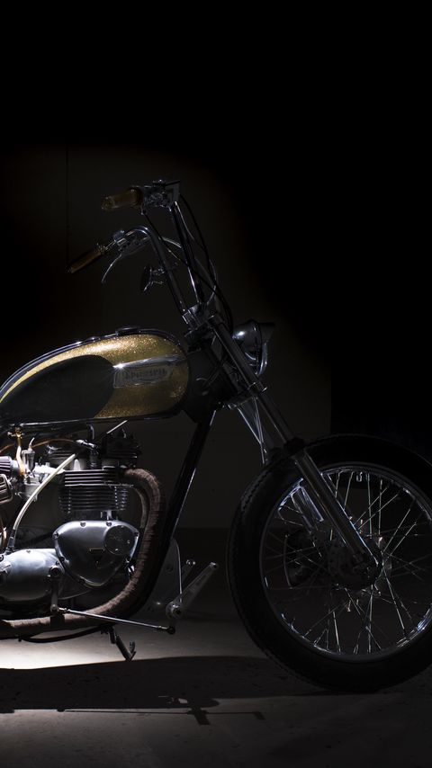 Download wallpaper 2160x3840 triumph bonneville bobber, triumph, motorcycle, bike samsung galaxy s4, s5, note, sony xperia z, z1, z2, z3, htc one, lenovo vibe hd background