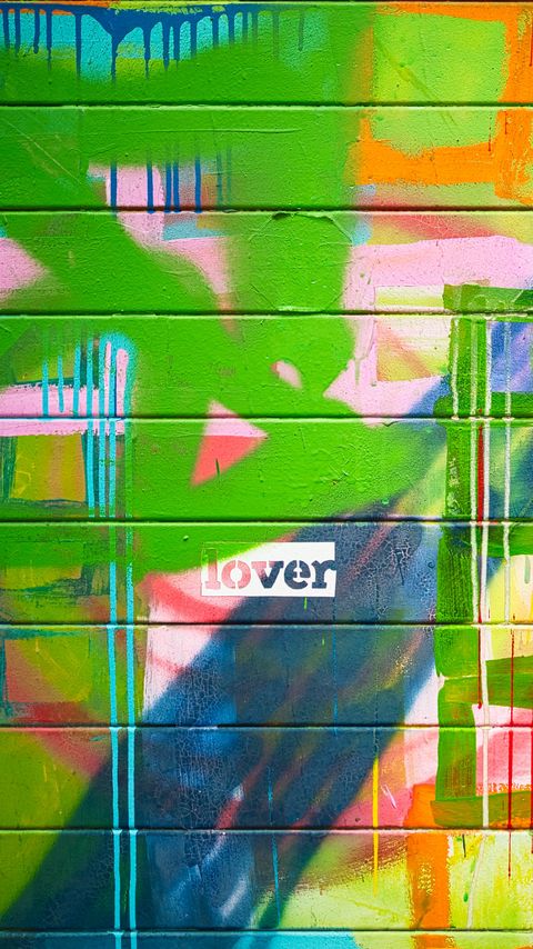 Download wallpaper 2160x3840 wall, graffiti, art, inscription, word samsung galaxy s4, s5, note, sony xperia z, z1, z2, z3, htc one, lenovo vibe hd background