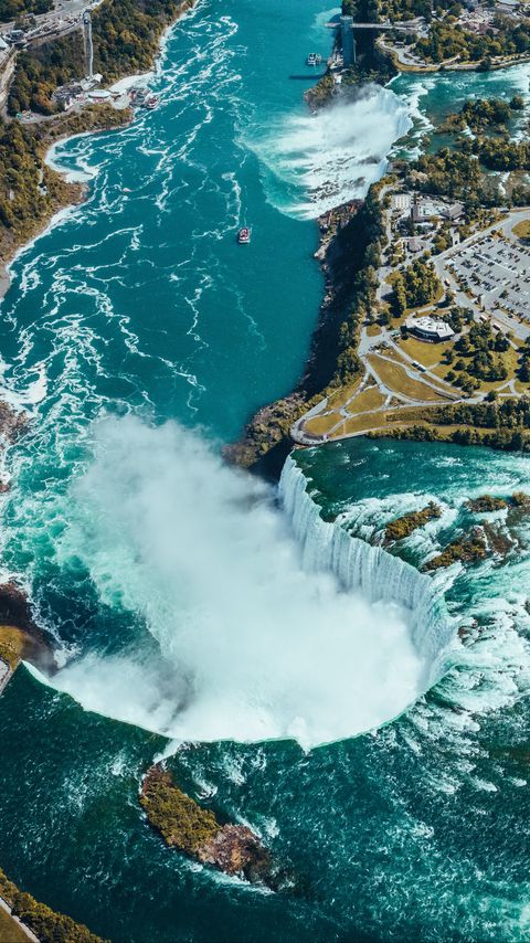 Download wallpaper 2160x3840 waterfalls, cascades, water, foam, rocks samsung galaxy s4, s5, note, sony xperia z, z1, z2, z3, htc one, lenovo vibe hd background