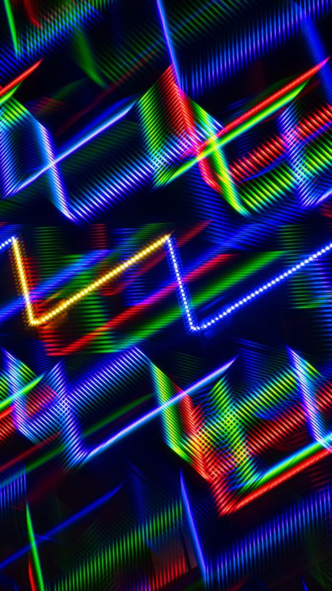 Download wallpaper 2160x3840 zigzags, lines, abstraction, bright samsung galaxy s4, s5, note, sony xperia z, z1, z2, z3, htc one, lenovo vibe hd background